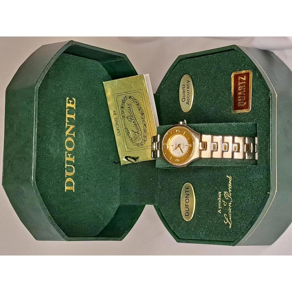 MINT NOS Lucien Piccard Dufonte Ladies Watch - NEW Battery, Protective Plastic!